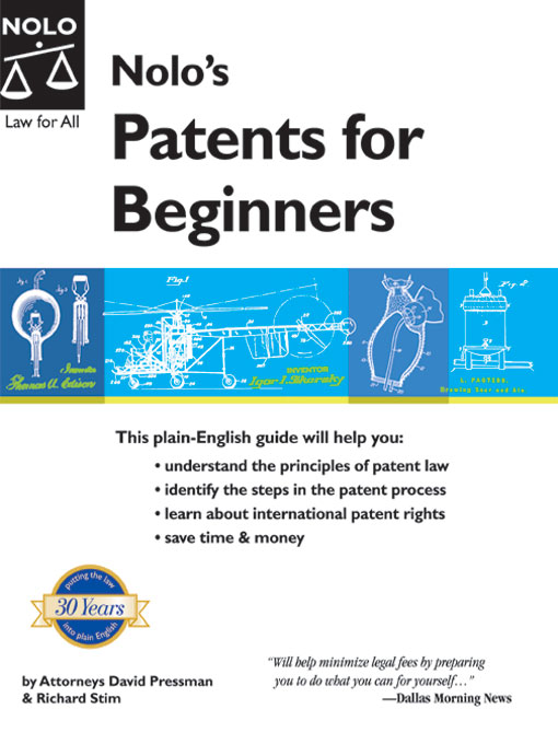 Title details for Nolo's Patents for Beginners by David Pressman - Available